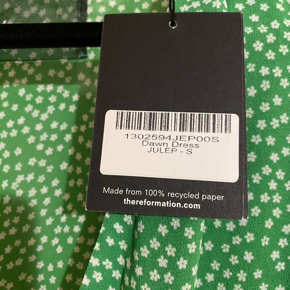 Reformation Dawn Dress in color Julep - Picture 5 of 5